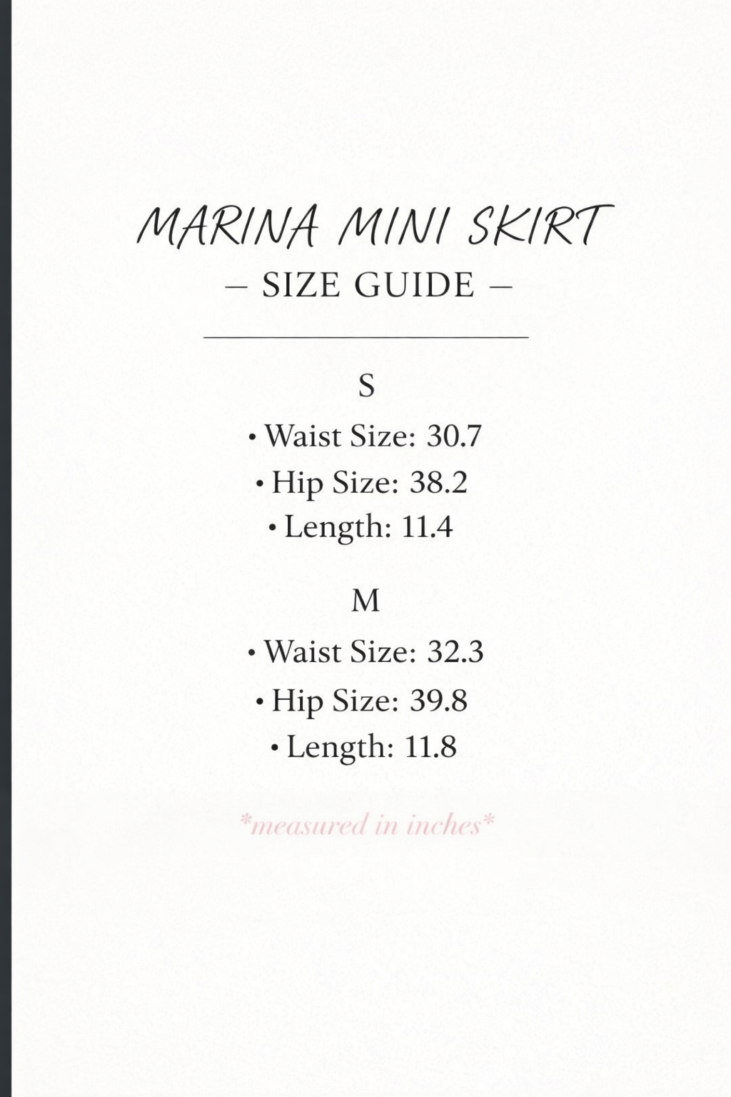 Marina Mini Skirt